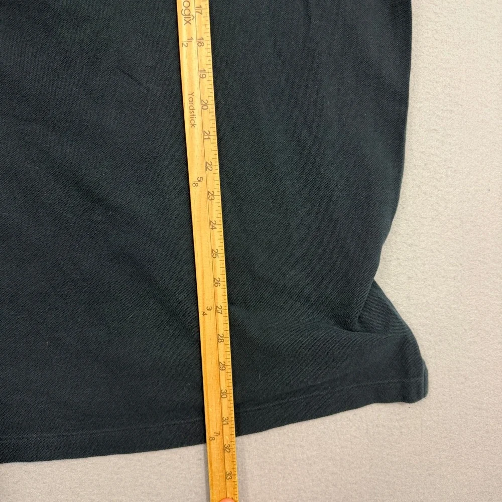 Vintage Polo Ralph Lauren Shirt Mens XXL Black Long Sleeve Pony Logo Pique Rugby